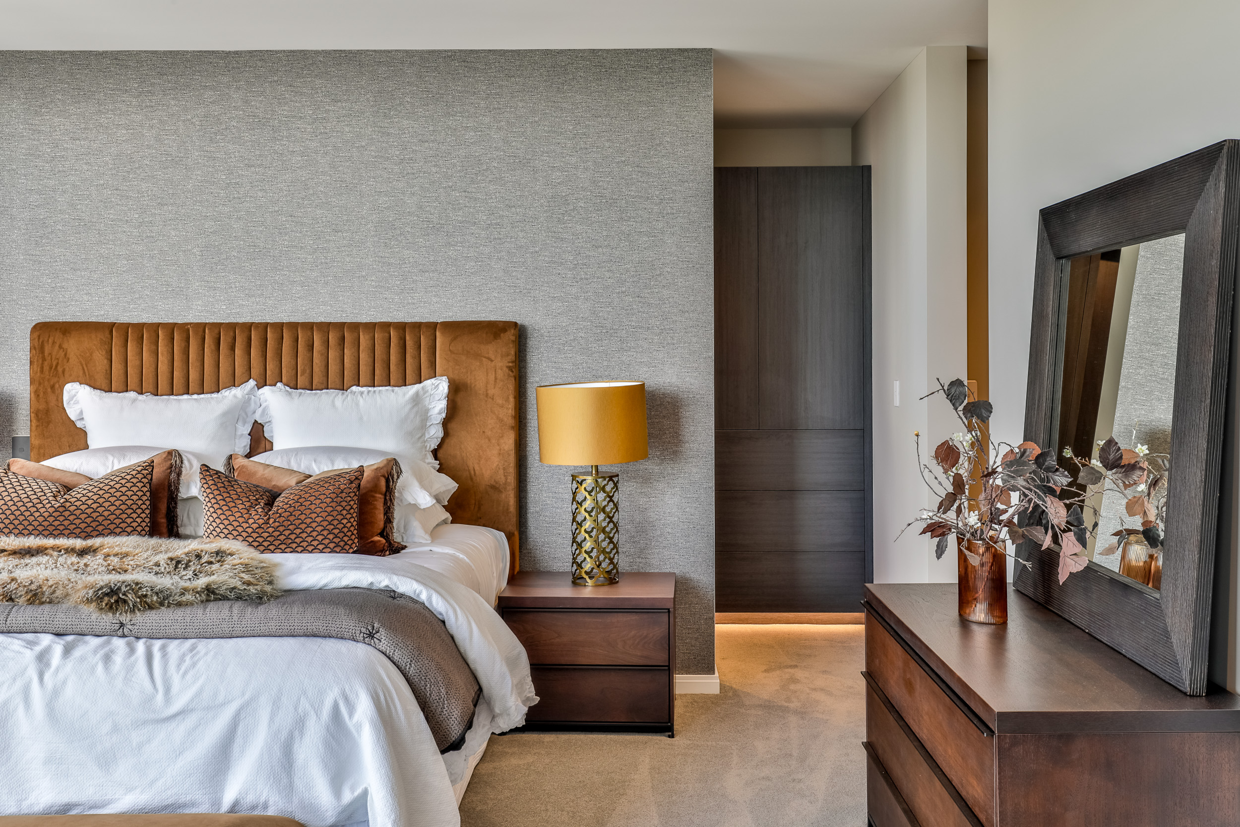 bedroom spatial design Auckland | St Heliers Interior Design | Jennie Dunlop